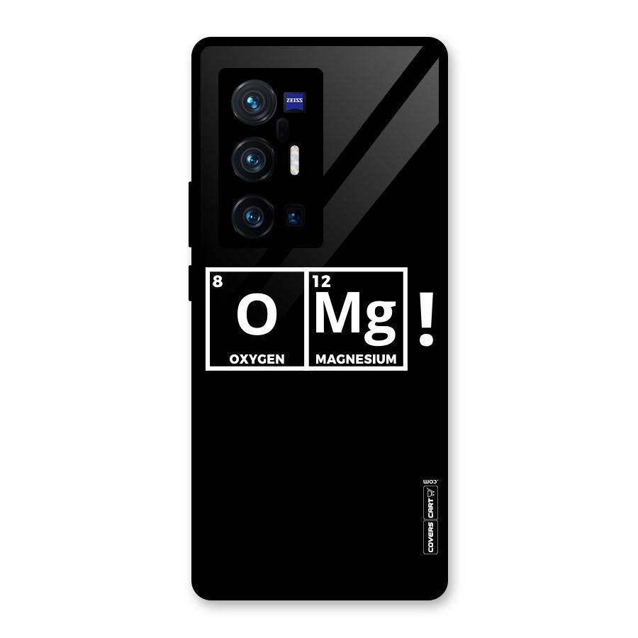 OMG Chemistry Pun Glass Back Case for Vivo X70 Pro Plus