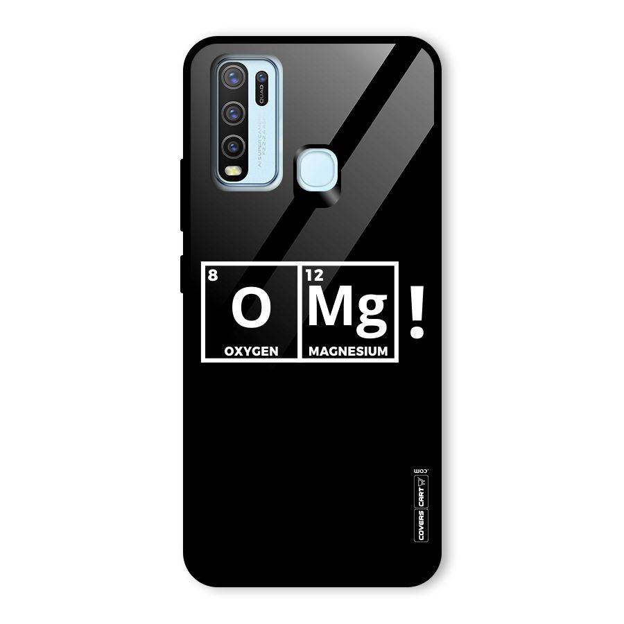 OMG Chemistry Pun Glass Back Case for Vivo Y50