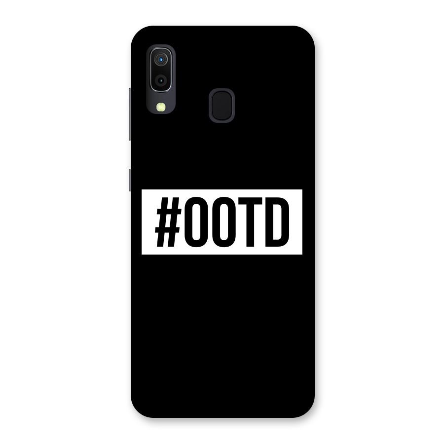 OOTD Back Case for Galaxy A30