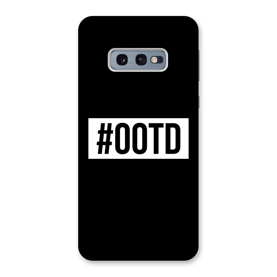 OOTD Back Case for Galaxy S10e