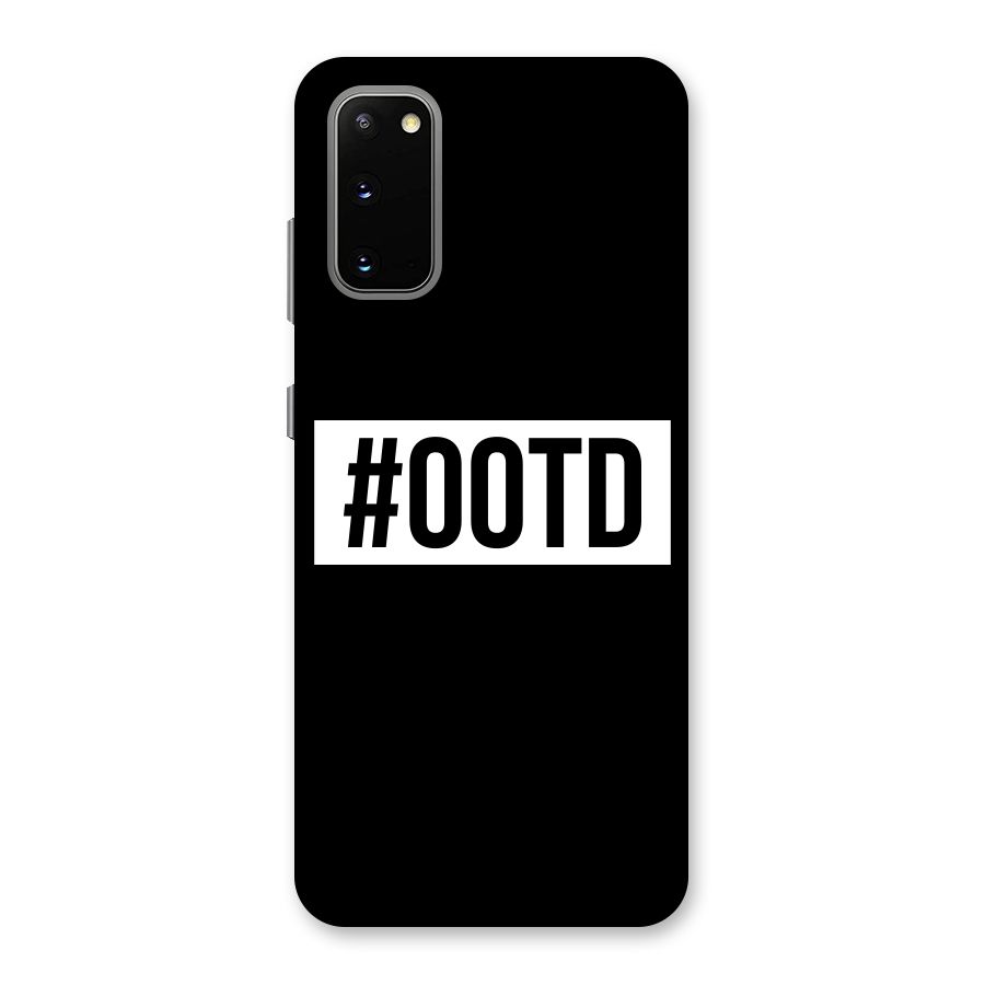 OOTD Back Case for Galaxy S20