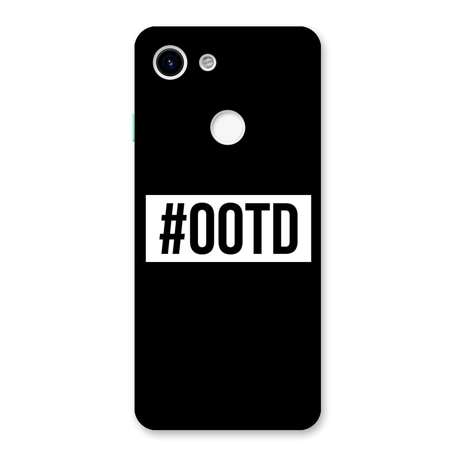 OOTD Back Case for Google Pixel 3