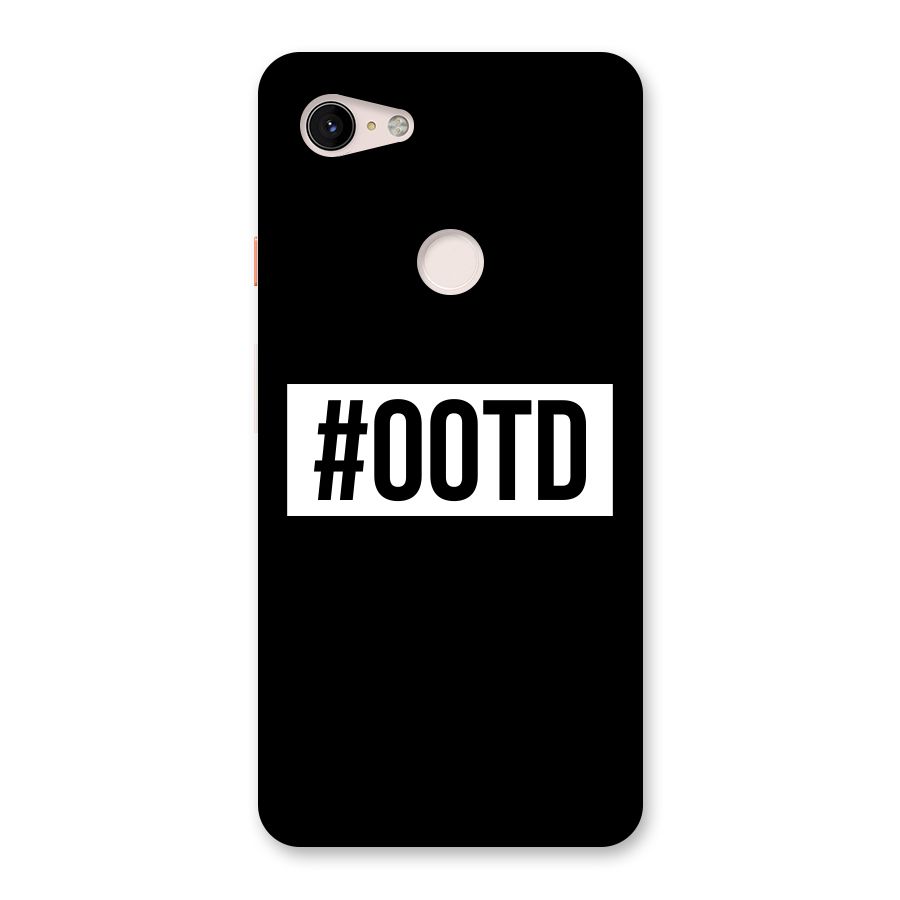 OOTD Back Case for Google Pixel 3 XL