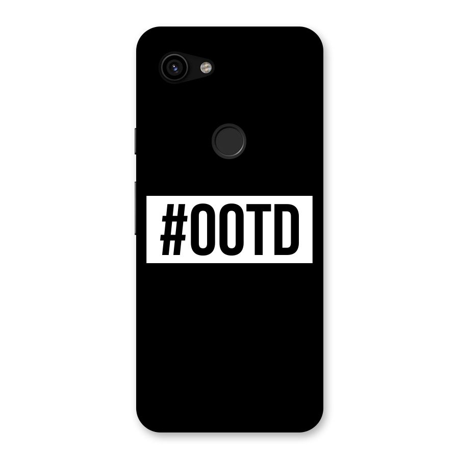 OOTD Back Case for Google Pixel 3a