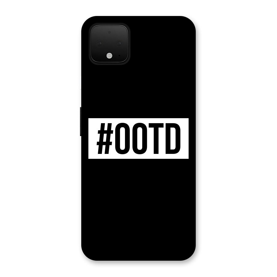 OOTD Back Case for Google Pixel 4 XL