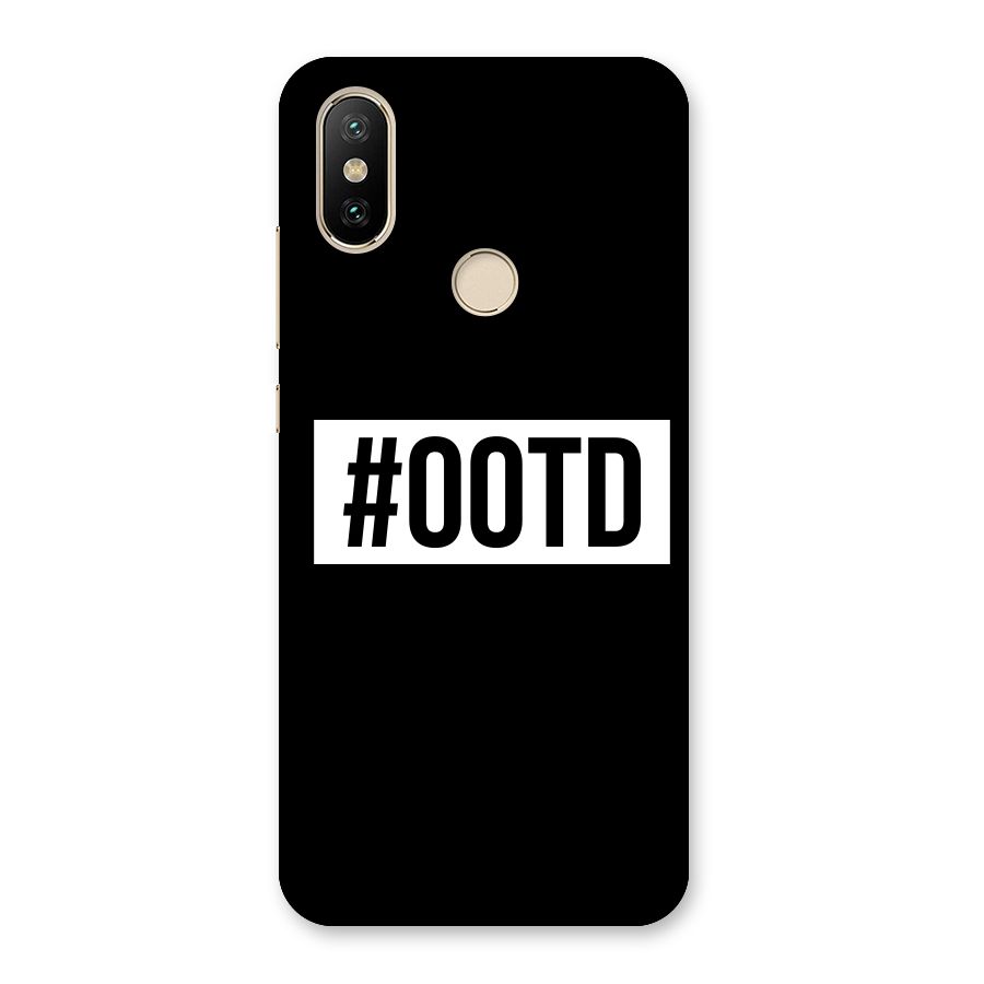 OOTD Back Case for Mi A2