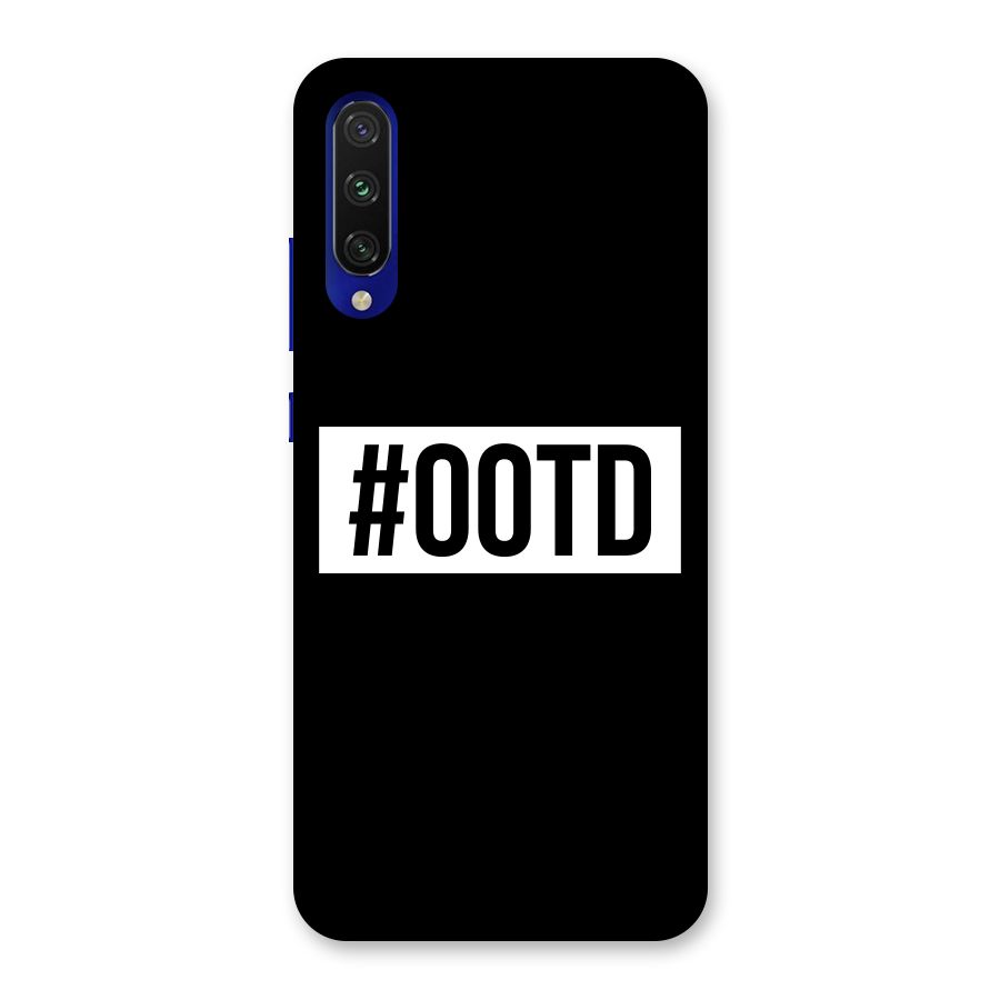 OOTD Back Case for Mi A3