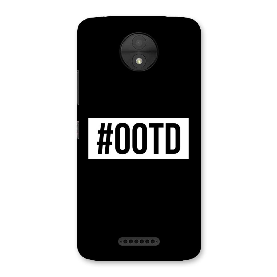 OOTD Back Case for Moto C