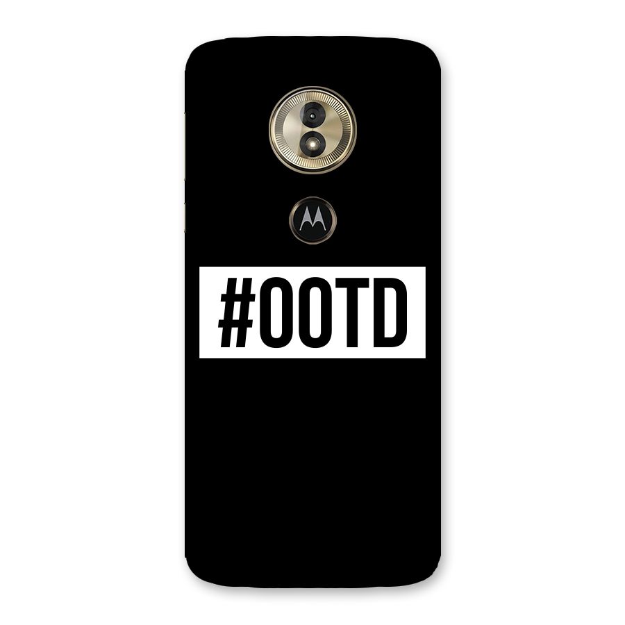 OOTD Back Case for Moto G6 Play