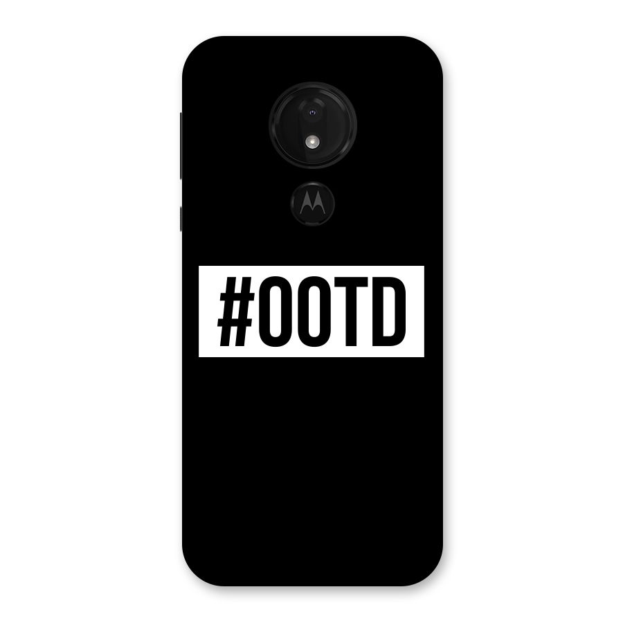 OOTD Back Case for Moto G7 Power