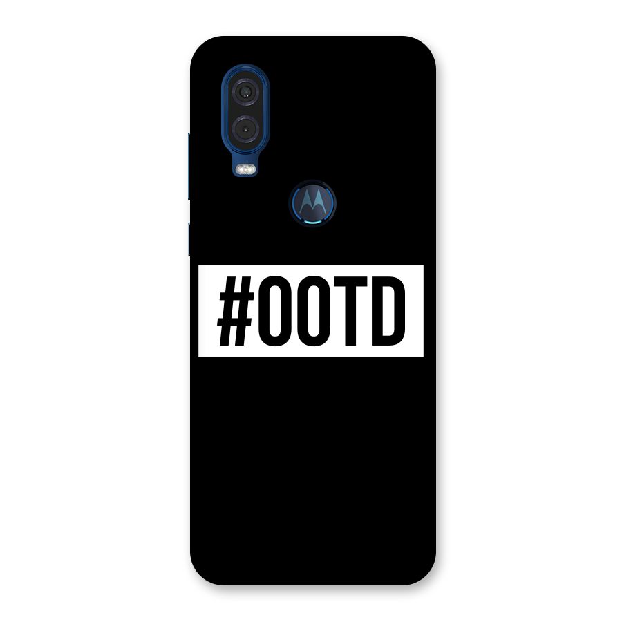 OOTD Back Case for Motorola One Vision
