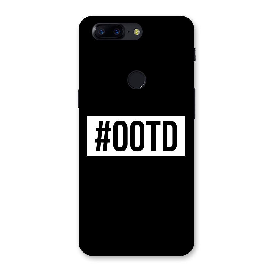 OOTD Back Case for OnePlus 5T