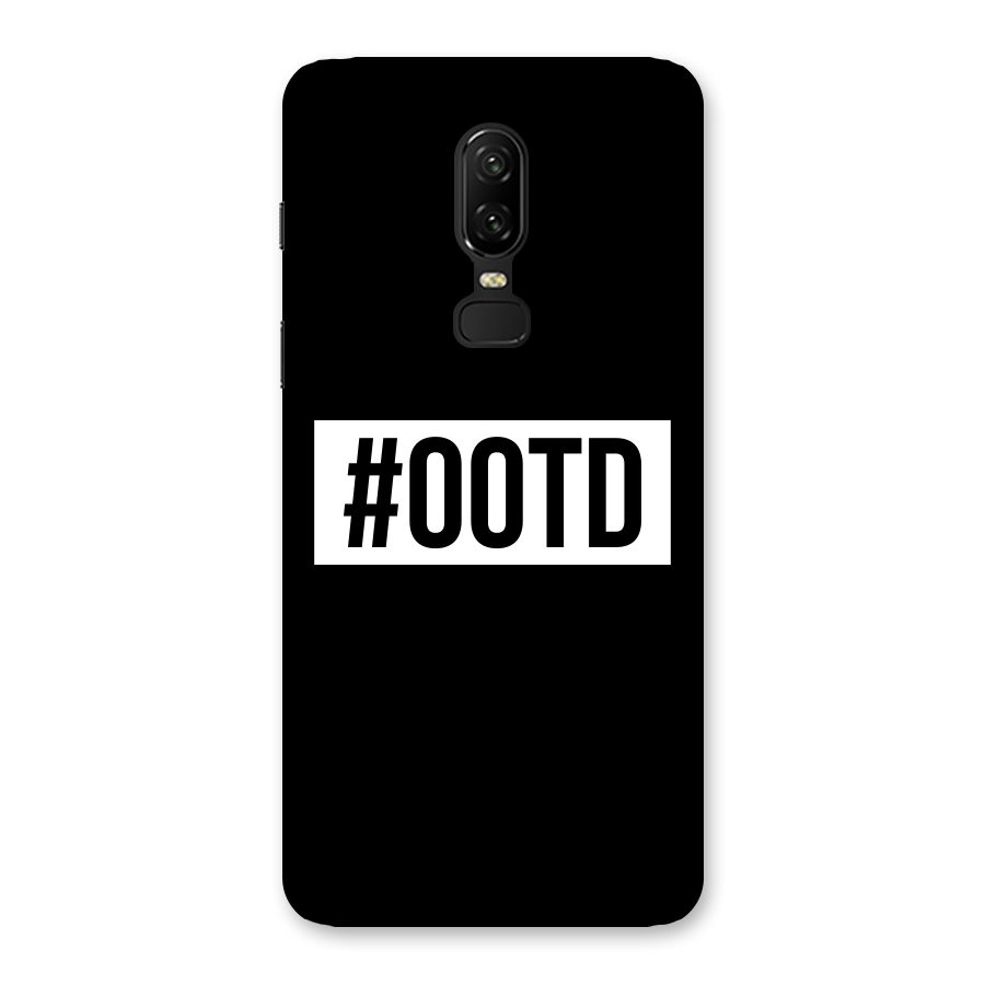 OOTD Back Case for OnePlus 6
