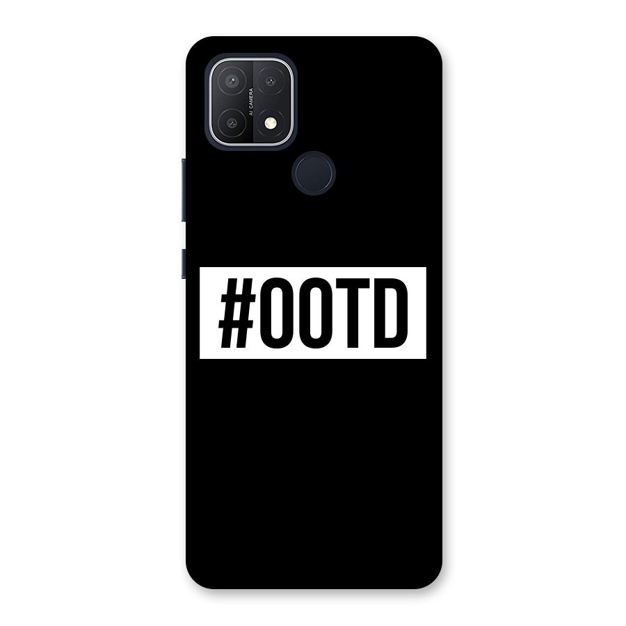 OOTD Back Case for Oppo A15s