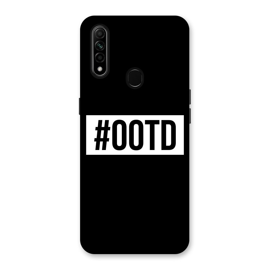 OOTD Back Case for Oppo A31