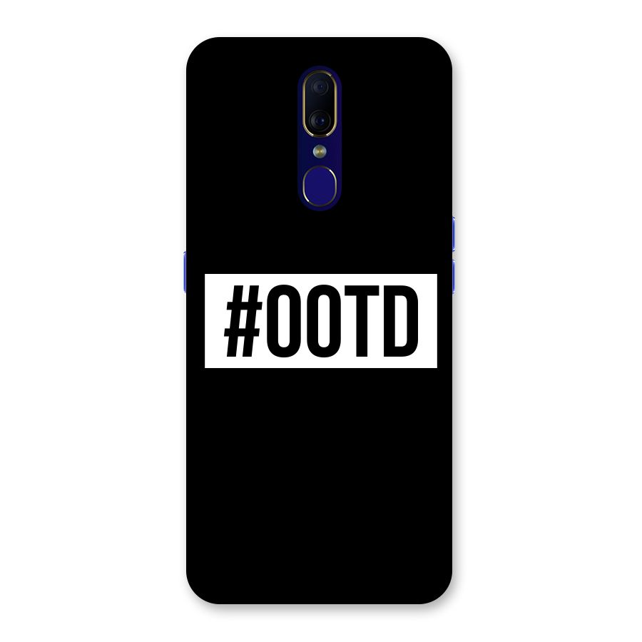 OOTD Back Case for Oppo F11