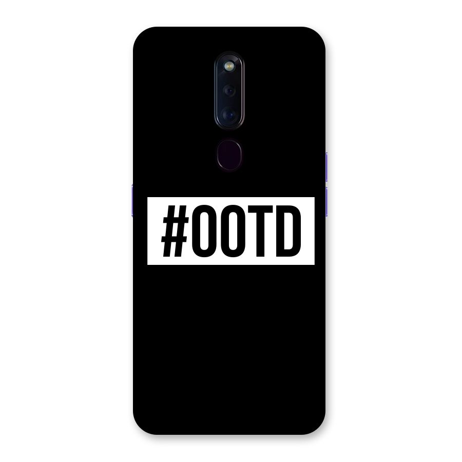 OOTD Back Case for Oppo F11 Pro