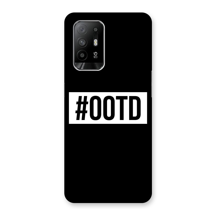 OOTD Back Case for Oppo F19 Pro Plus 5G