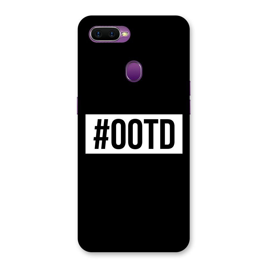 OOTD Back Case for Oppo F9