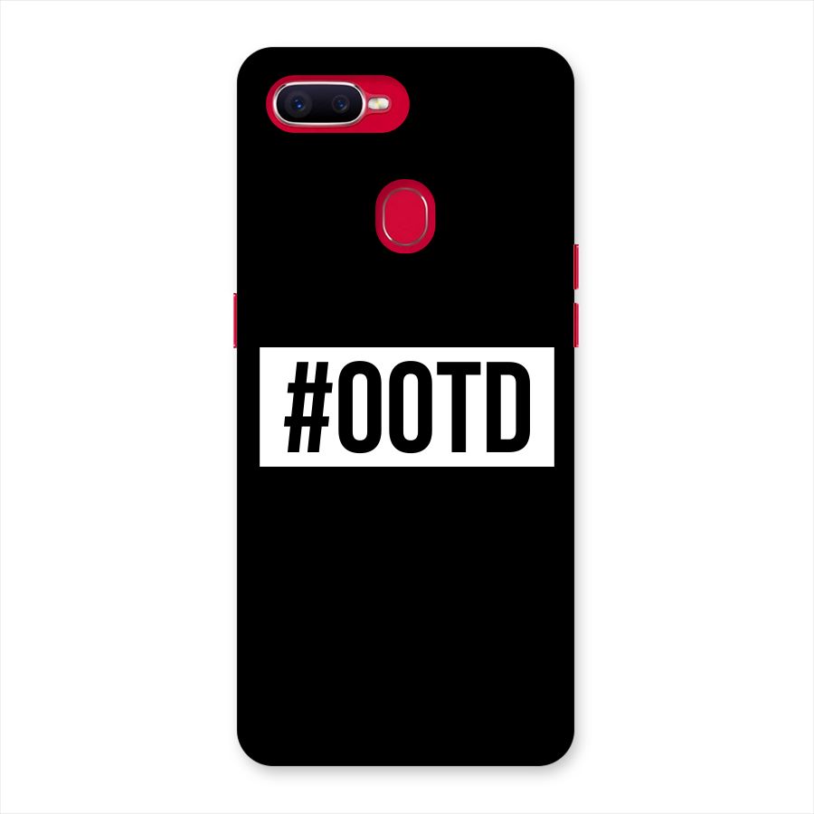 OOTD Back Case for Oppo F9 Pro