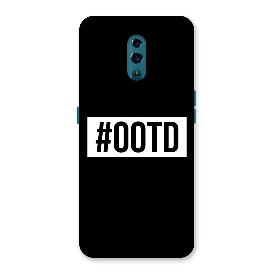OOTD Back Case for Oppo Reno