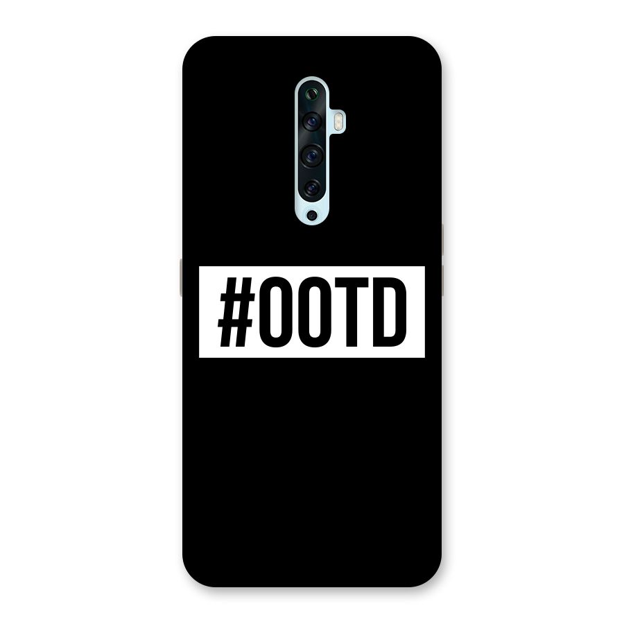 OOTD Back Case for Oppo Reno2 Z