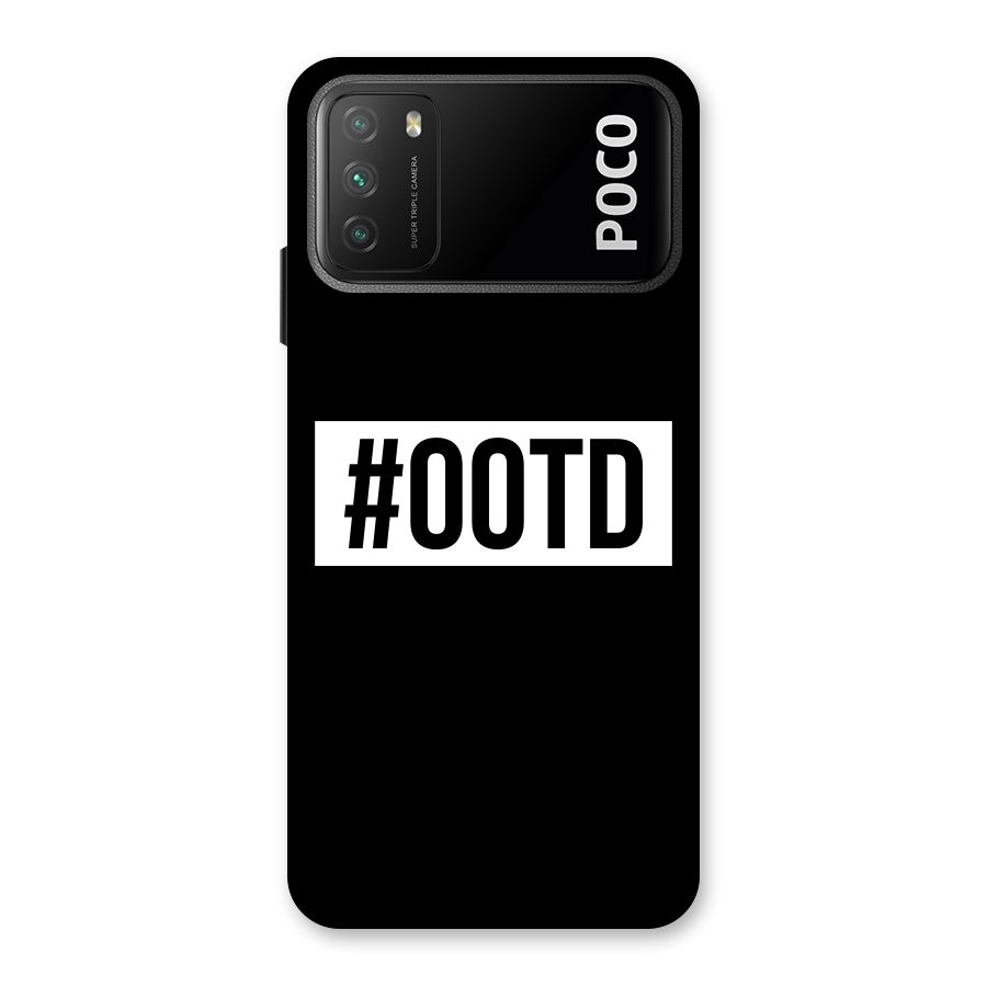OOTD Back Case for Poco M3