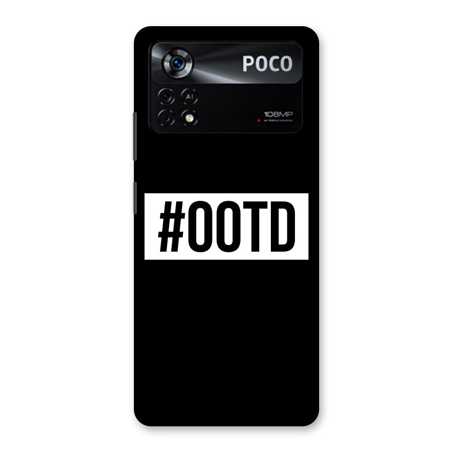 OOTD Back Case for Poco X4 Pro 5G
