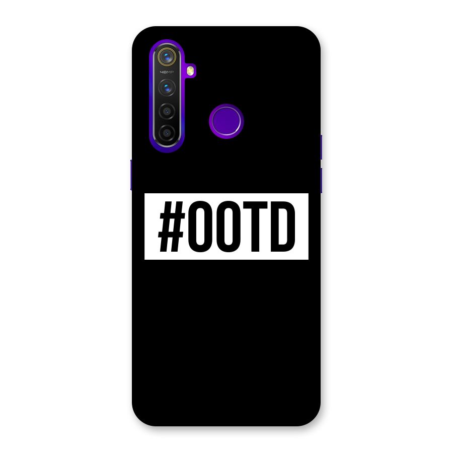 OOTD Back Case for Realme 5 Pro
