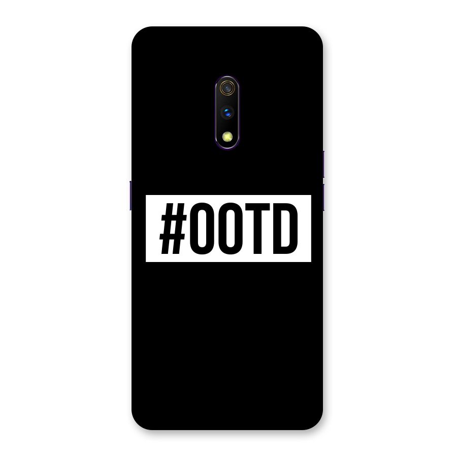 OOTD Back Case for Realme X