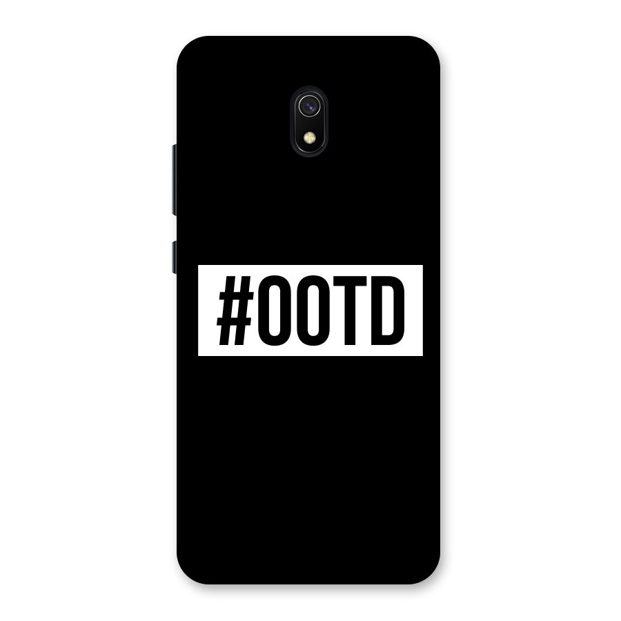 OOTD Back Case for Redmi 8A