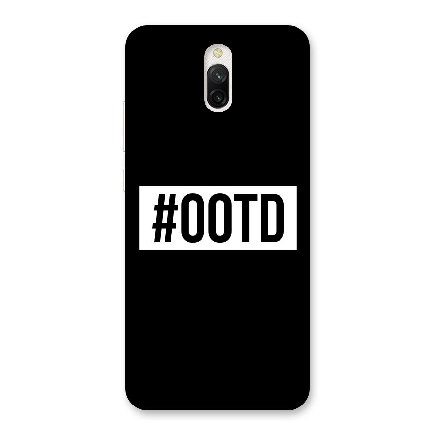 OOTD Back Case for Redmi 8A Dual
