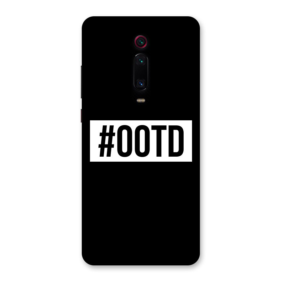 OOTD Back Case for Redmi K20 Pro