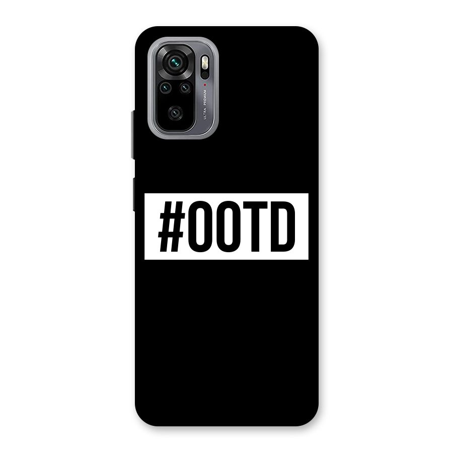 OOTD Back Case for Redmi Note 10