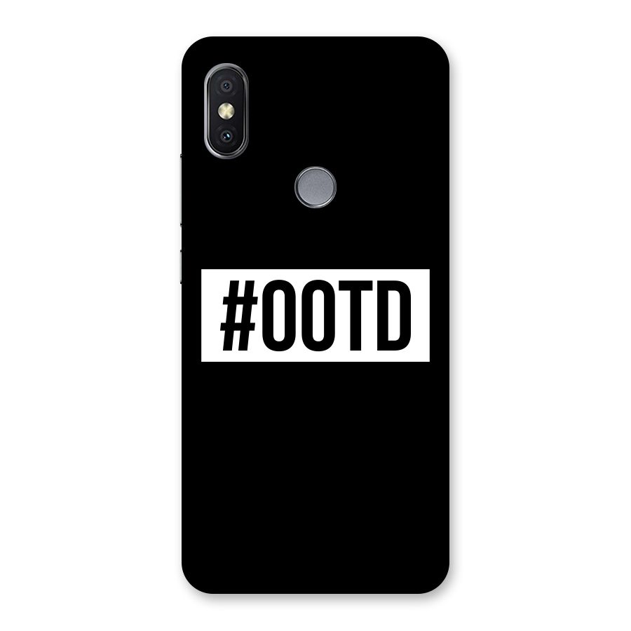 OOTD Back Case for Redmi Y2
