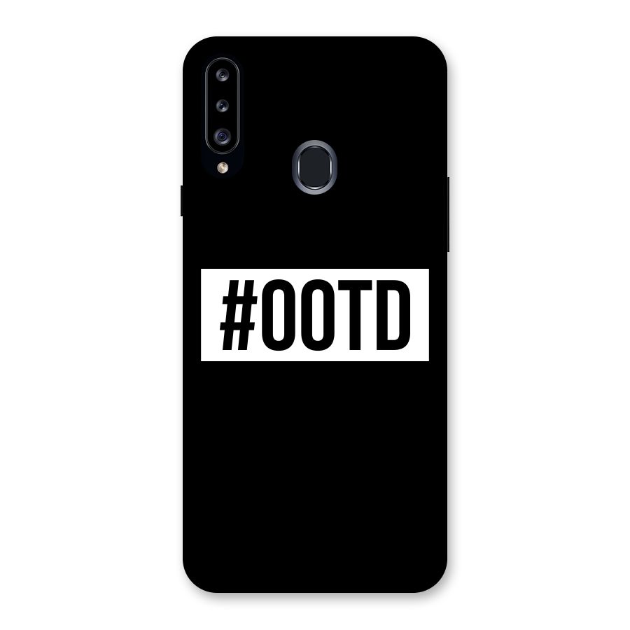 OOTD Back Case for Samsung Galaxy A20s