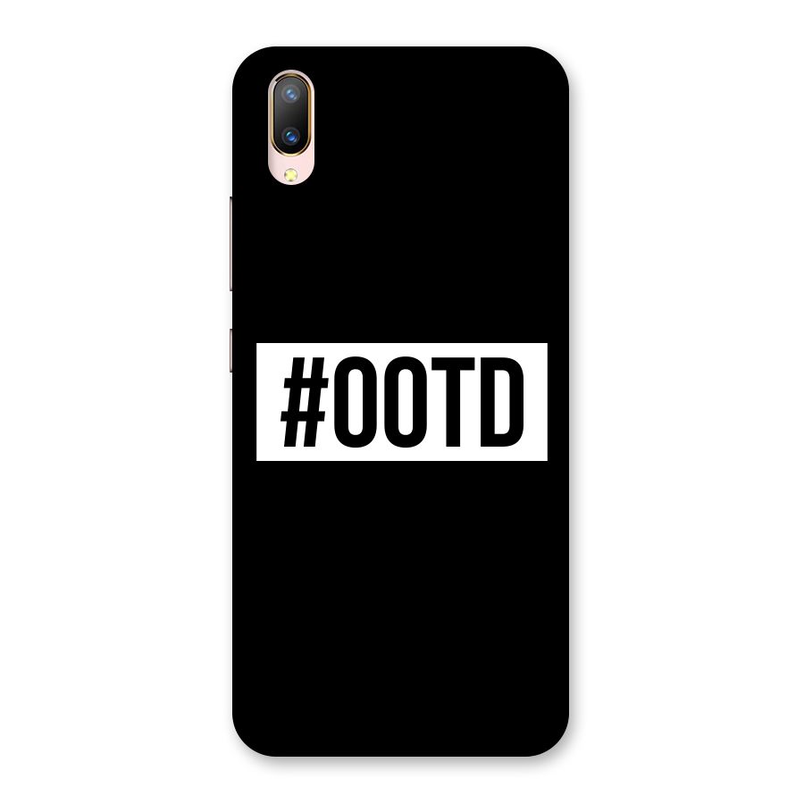 OOTD Back Case for Vivo V11 Pro