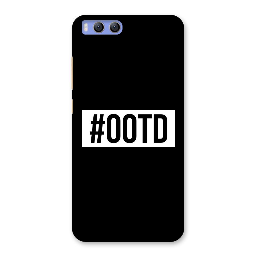OOTD Back Case for Xiaomi Mi 6