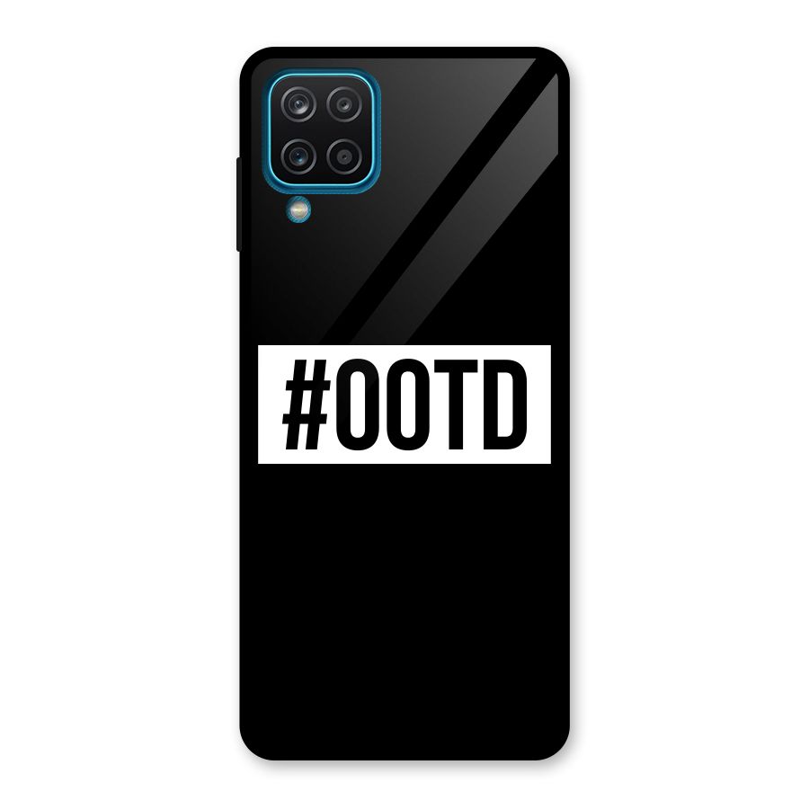 OOTD Glass Back Case for Galaxy A12