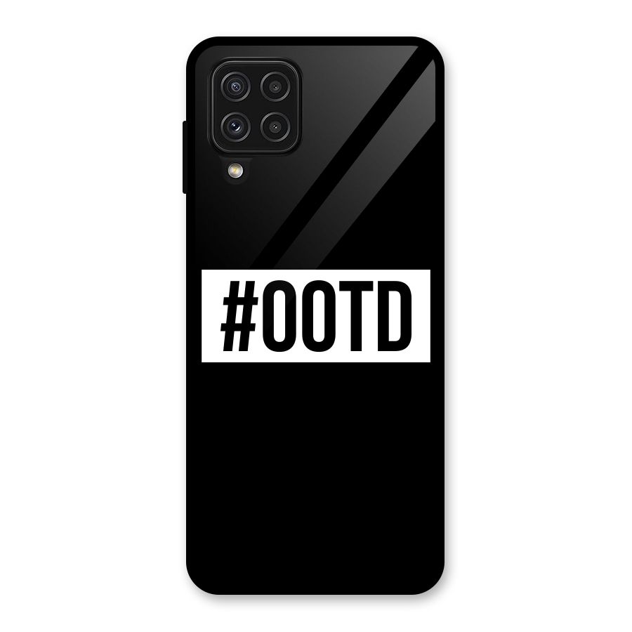OOTD Glass Back Case for Galaxy A22 4G