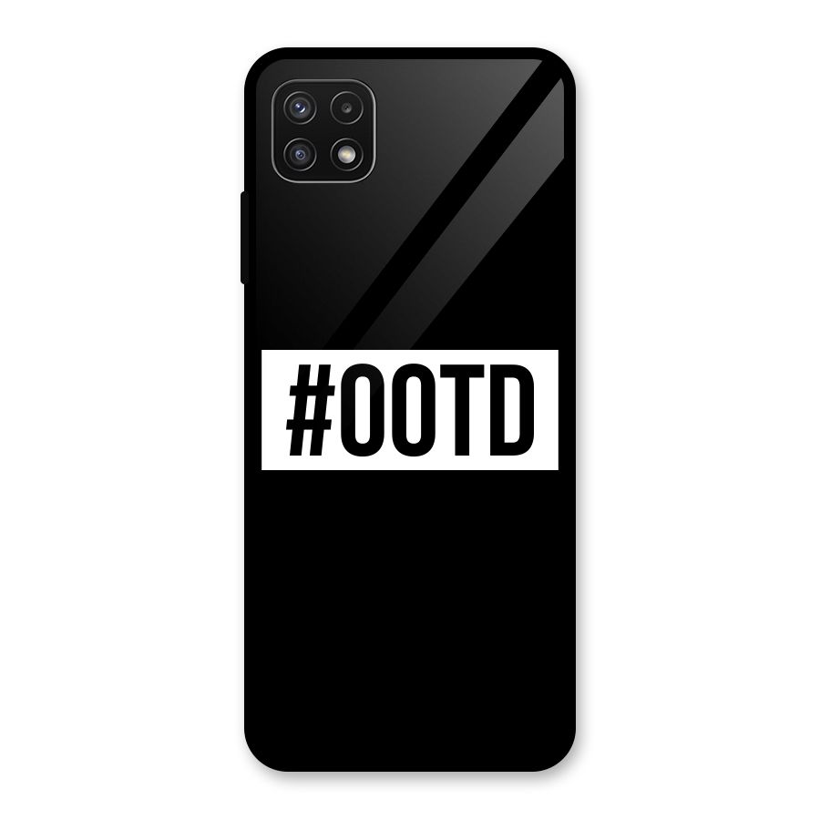 OOTD Glass Back Case for Galaxy A22 5G