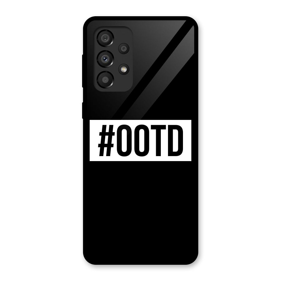 OOTD Glass Back Case for Galaxy A33 5G
