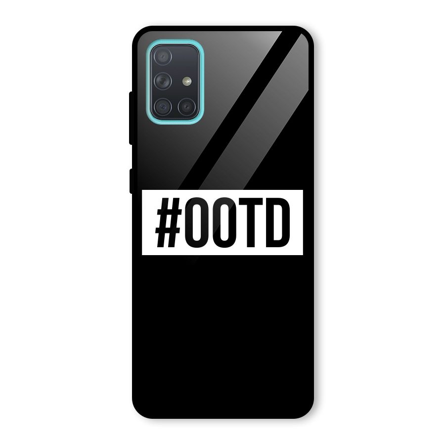 OOTD Glass Back Case for Galaxy A71