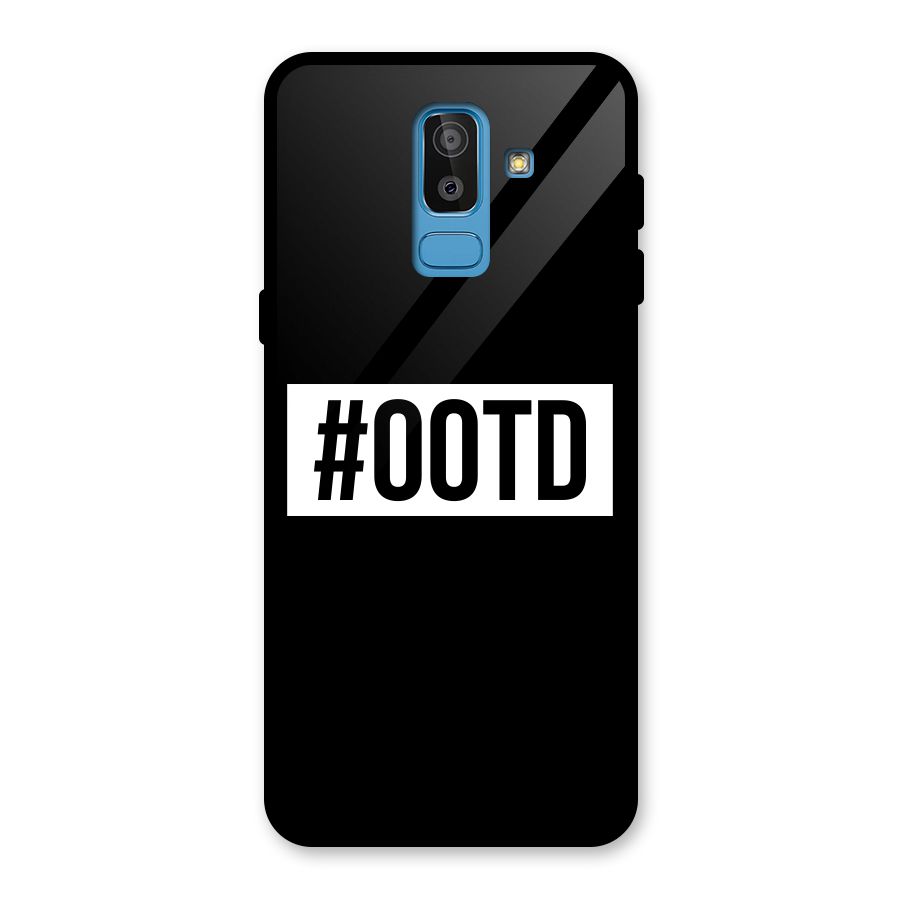 OOTD Glass Back Case for Galaxy J8