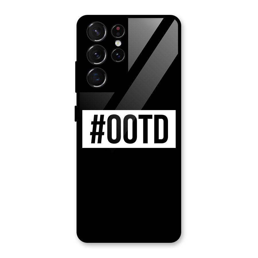 OOTD Glass Back Case for Galaxy S21 Ultra 5G
