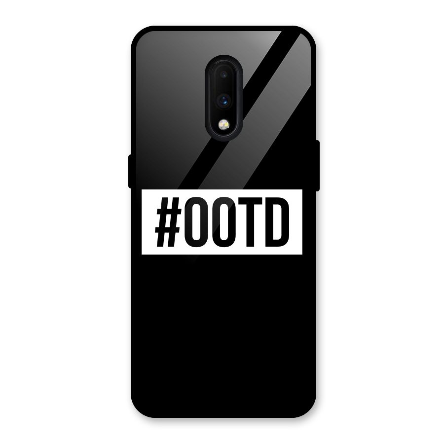 OOTD Glass Back Case for OnePlus 7