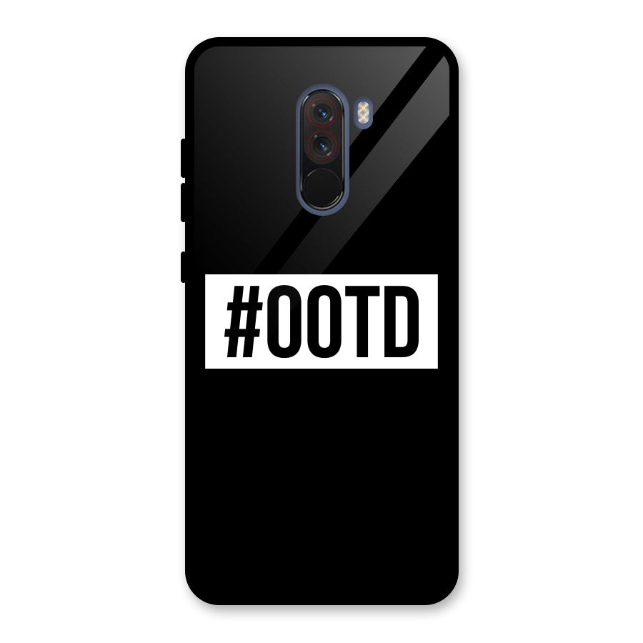 OOTD Glass Back Case for Poco F1
