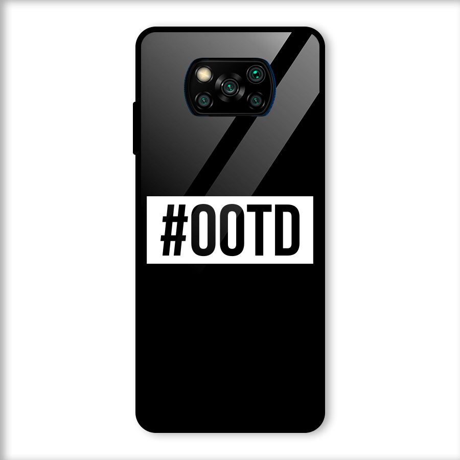 OOTD Glass Back Case for Poco X3