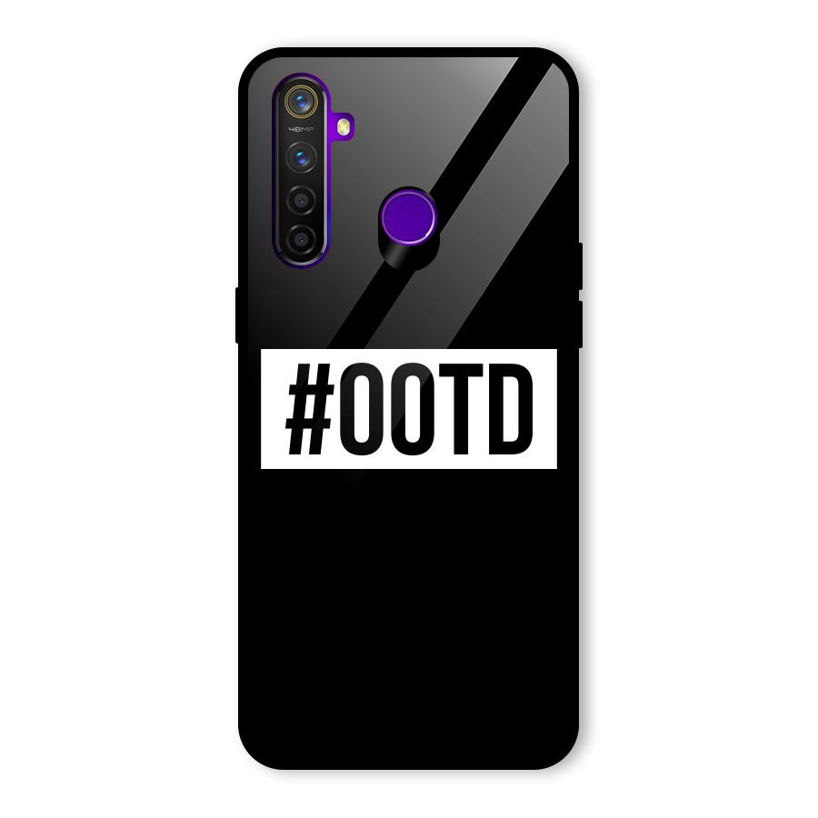 OOTD Glass Back Case for Realme 5 Pro