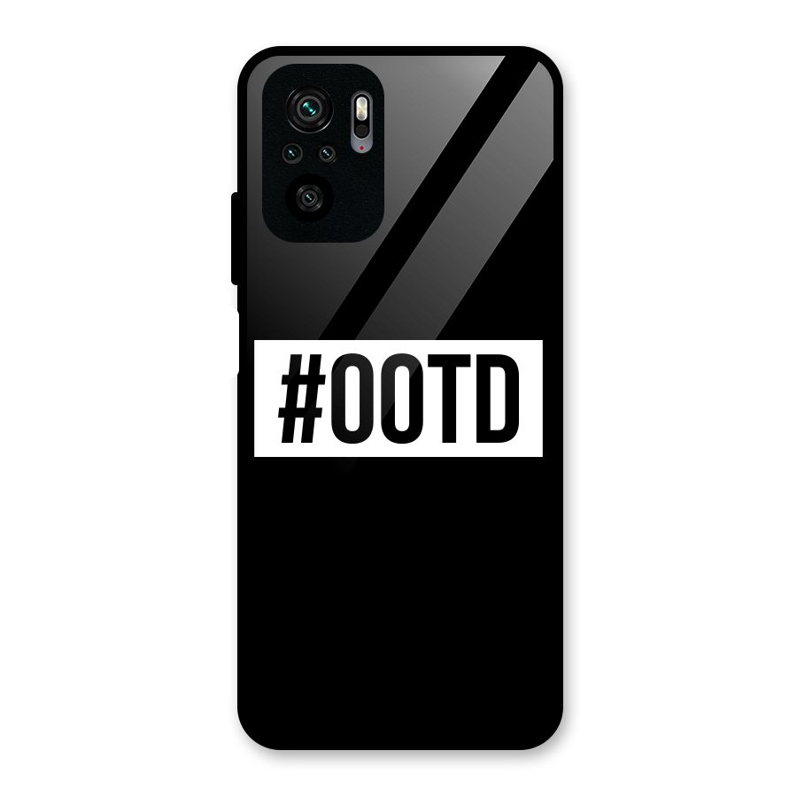 OOTD Glass Back Case for Redmi Note 10S